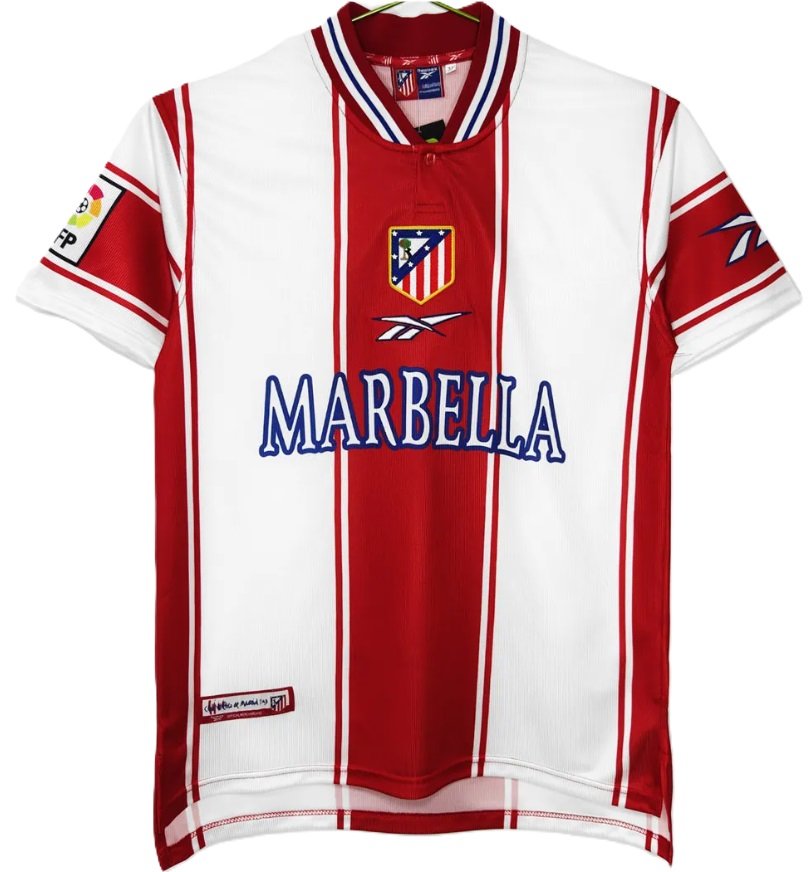 Camisa I Atletico de Madrid 1999 2000 Reebok retro